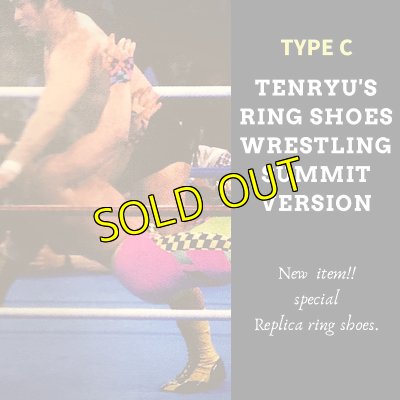 画像2: 【初商品化】天龍源一郎レプリカリングシューズ≪タイプC≫ (2)