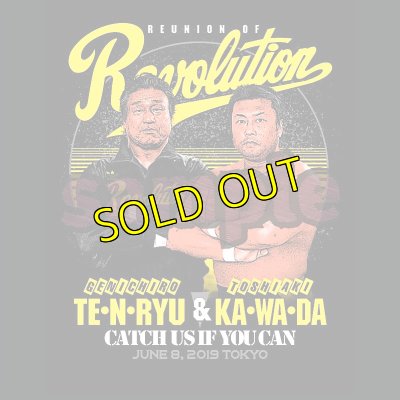 画像2: 【最終SALE】天龍VS川田 コラボTシャツ (2)