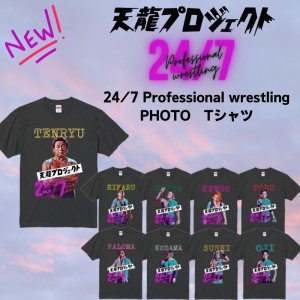 画像1: 『24/7 Professional wrestling 』PHOTO　Tシャツ (1)