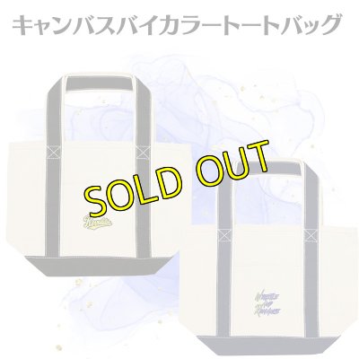 画像1: キャンバスバイカラートートバッグ(2種) (1)