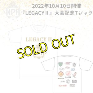 画像1: 『LEGACYII』2022年10月10日大会開催記念Tシャツ《日本プロレス殿堂会》 (1)