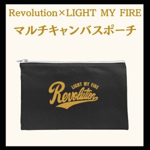 画像1: Revolution×LIGHT MY FIRE マルチキャンバスポーチ (1)