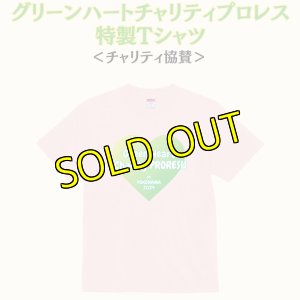 画像1: 《Tシャツ協賛》『グリーンハートチャリティプロレスin横浜』チャリティTシャツ (1)