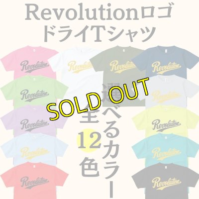 画像1: 【受注生産品】※選べるカラー※　Revolutionロゴ ドライTシャツ (1)