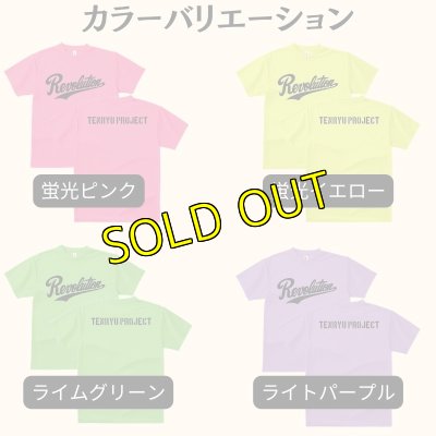 画像2: 【受注生産品】※選べるカラー※　Revolutionロゴ ドライTシャツ (2)