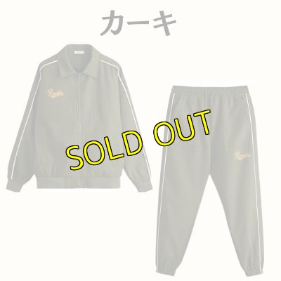 画像3: 【セットアップ】Revolution刺しゅうロゴ　ワッフルトラックジャージ (3)