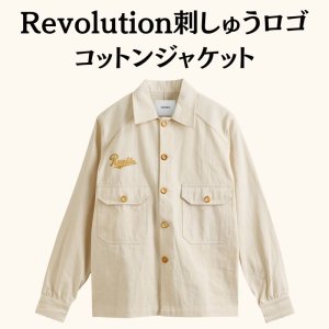 画像1: Revolution刺しゅうロゴ コットンジャケット (1)