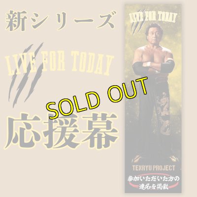 画像1: 《2次募集》新シリーズ『LIVE FOR TODAY』応援幕 (1)
