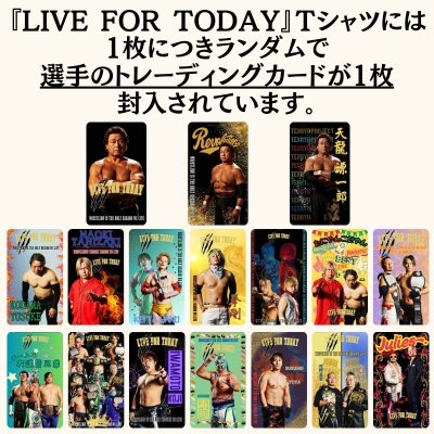 画像2: 《特典付き》『LIVE FOR TODAY』 シリーズTシャツ  (2)