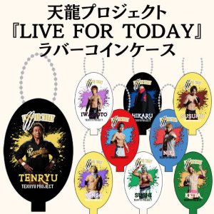 画像1: 『LIVE FOR TODAY』ラバーコインケース（全9種） (1)