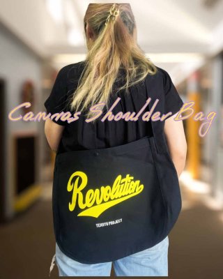 画像3: Revolutionロゴ キャンバスショルダーバッグ (3)