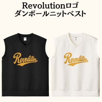 画像1: Revolutionロゴ　ダンボールニットベスト (1)