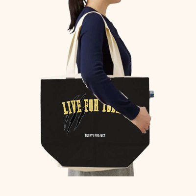 画像5: LIVE FOR TODAY コットンキャンバストート (5)