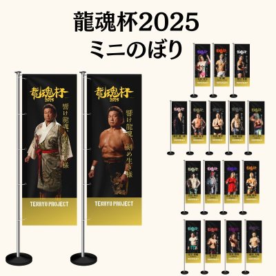 画像1: 龍魂杯2025 ミニのぼり (1)