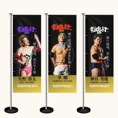 画像2: 龍魂杯2025 ミニのぼり (2)