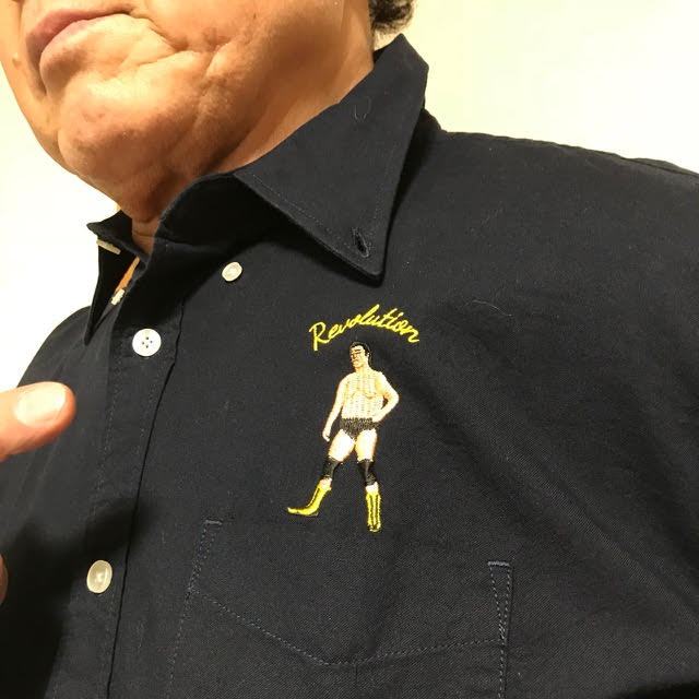 Sale 天龍 ハオミン 刺繍ボタンダウンシャツ 天龍プロジェクト